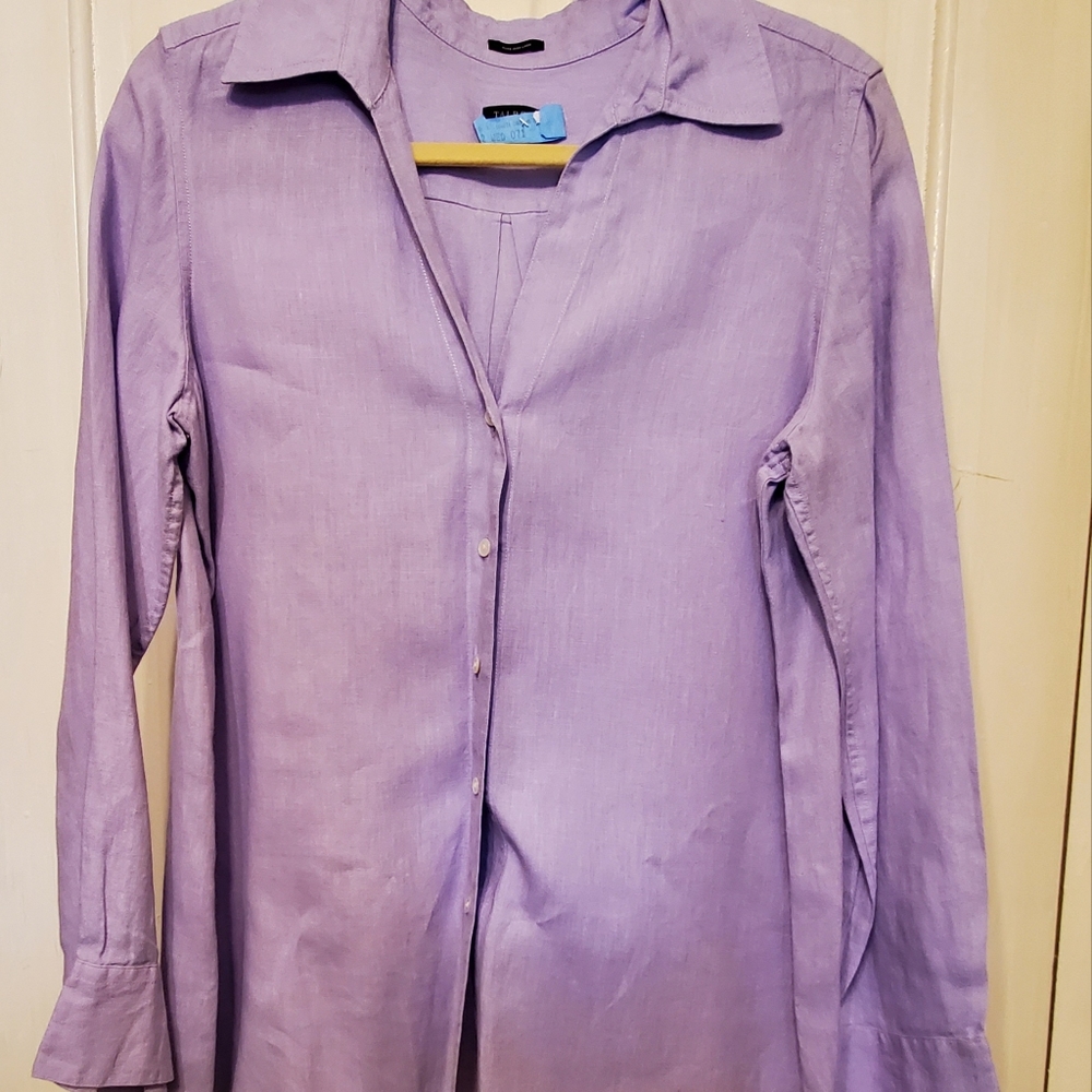 Talbots Irish Linen Blouse